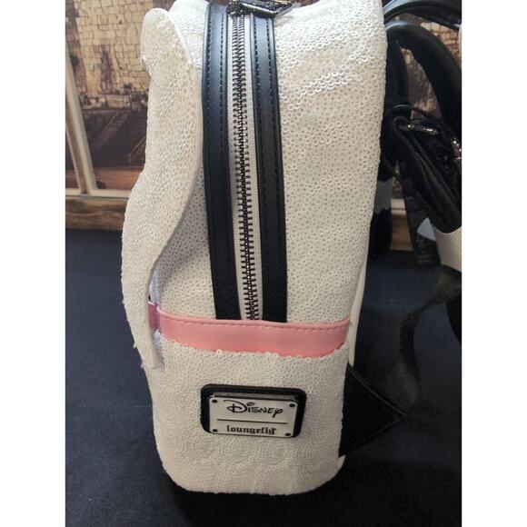 Loungefly Nightmare Before Christmas Zero Sequin Glow Mini Backpack EXCLUSIV NWT - Picture 5 of 9